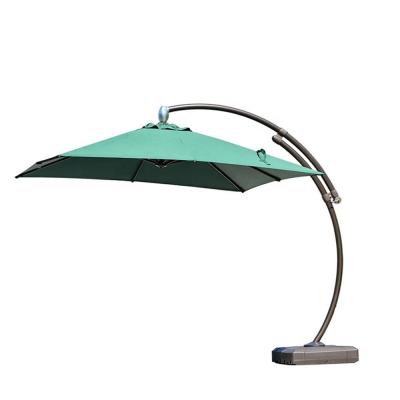 China Columbus Swimming Pool Patio 2.9M* 3.5M Cantilever Modern Patio Umbrellas Bases Outdoor Hotel Garden Umbrella for sale