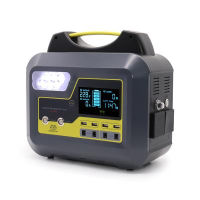 China Outdoor/home 500w mini portable ac dc power station solar uninterrupted power supply 500w ups inverter generator 220v for sale for sale