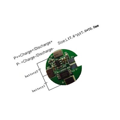 China Fr-4 2S PCM BMS For 7.4V Li-ion Li-polymer Battery Pack for sale