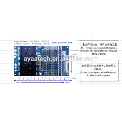 China FR-4 Li-ion Battery Pack 24S 60A PCM BMS For 86.4V for sale