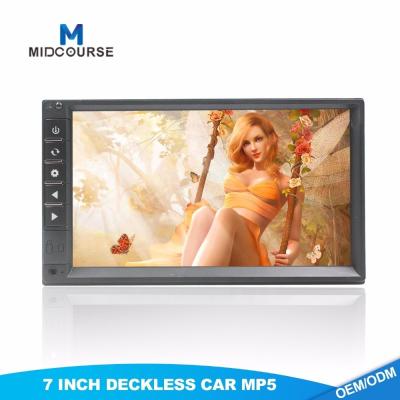 China Black2 Din Car Stereo Sat Nav / Media Player Mp5 OEM And ODM Service for sale