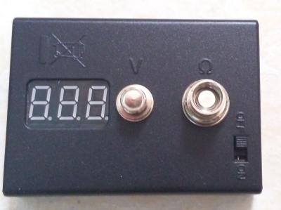 China OHM meter SMT Spare Parts , Resistance Tester for E Cigarette 510 Thread RDA RBA DIY vaporizer for sale