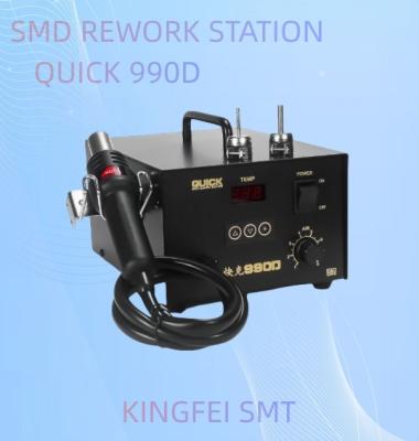 China Mikrocomputer Digitale Anzeige SMD Nachbearbeitungsstation 990D 990A Schnelle Heißluftstation zu verkaufen