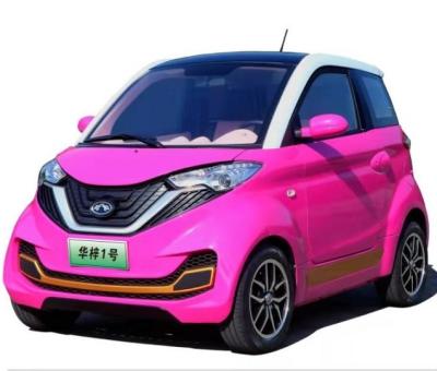 China Pink Leather New Mini Car With Electric Corner 2 Seats for sale