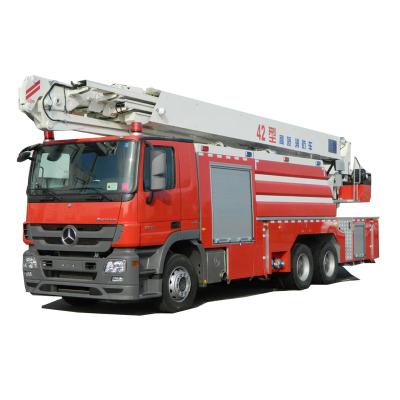 China Sinomach M3 Van Water Tower Fire Truck 15 10000 Liter (L)*2500(W)*3900(H) Aerial Tower Fire Truck 13000 for sale