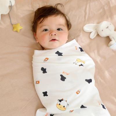 China Breathable Wrap Sack Covers Baby Sleeping Bag Soft Fluffy Cute Newborn Kids Boys Girls Plain Covers Cotton for sale