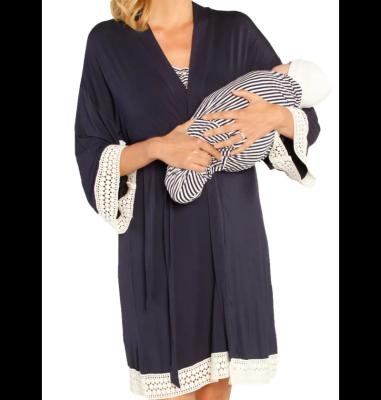 China New Breathable Wholesale Nursing Gown Robe And Baby Blanket Set Nursing Salon Use for sale