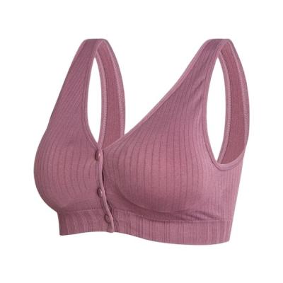 China High Quality Antibacterial Sports Bra Women Workout Care Customs Bra Breathable Nursing Lace for sale