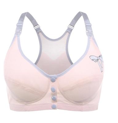 China High Quality Women Radiation Protection Front Button Breastfeeding Bra Women's Bra for sale