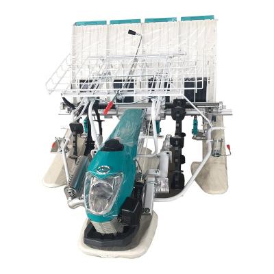 China Seed planting machine walking type 4 rows semi-automatic transplanter transplanter machine for seedling rice seeder machine for sale