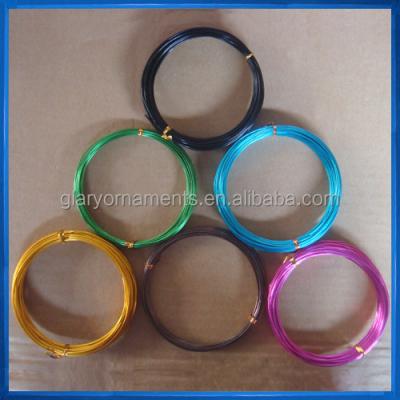 China Europe Bonsai Training Anodized Aluminum Wires Color Floral Wire for sale