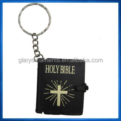 China Metal& Plastic& Paper Miniature Holy Bible on Key Chain, Mini Holy Bible Book for sale