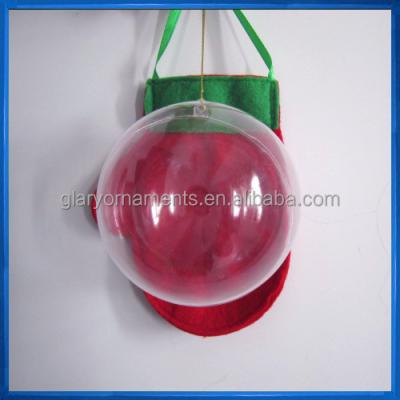 China 10cm Transparent Balls Hanging Clear Plastic Plexi Capsule Ball FXB010 for sale