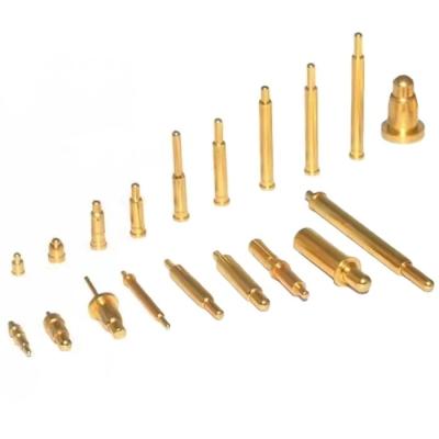 China Custom Wholesale High Quality Cheap High Precision PCB Hardness Auto Brass Pin Pogo Pin for sale