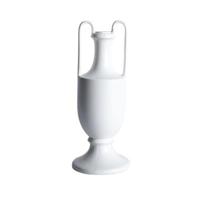 China Modern Home Decoration White Ceramic Indoor Decorative Flower Vase for sale