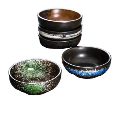 China OEM Retro Korea Japanese Stoneware Viable Style Small Ceramic Rice Noodle Soup Bowls for sale