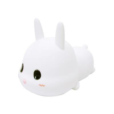 China Night Care Light Bunny Eye Protection Colorful Cute Baby Sleeping Silicone Of The Bedroom LED for sale