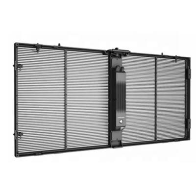 China Outdoor Transparent Led Curtain Mesh Display Mesh Screen P3.91 for sale