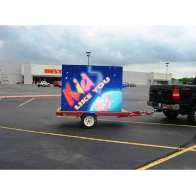 China Outdoor High Quality Commercial Full Color Mobile Performance Scooter P8 Advertising Trailer for sale