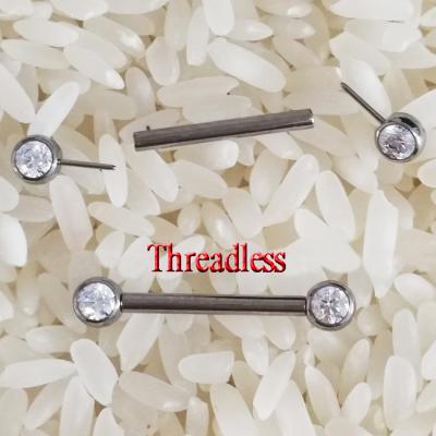 China CLASSIC [ST-730] Titanium Barbells Body Piecring Jewelry Super Hot Sales Wholesale Quality ASTM F136 G23 Threadless Design for sale