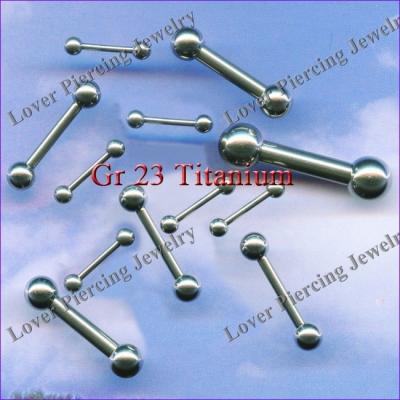 China [ST-001] CLASSIC [ST-001] Wholesale Polishing Titanium Gr23 Tongue Custom Barbells Highs Tongue Outer Wire Rings for sale