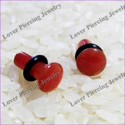 China CLASSIQUE [SE-SF001] Single Flared Natural Stone Ear Plugs for sale