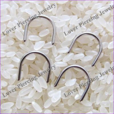 China [SS-N002] CLASSIC Body Jewelry Nose Jewelry Fake Steel Piercing Nose Studs for sale