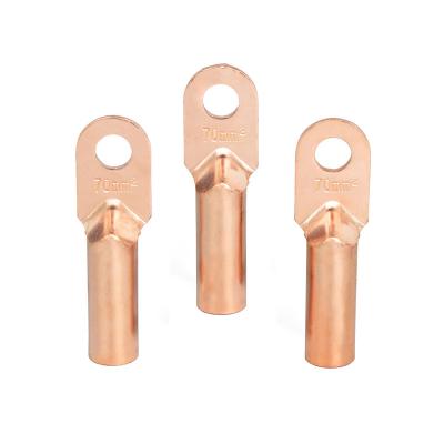 China Ear Copper Ring Copper Cable Lug Pin Terminal Endures Acid Washed for sale