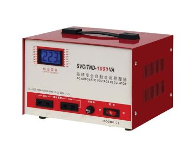 China SVC SVC Series Single Phase High Precision Full Automatic AC Voltage Stabilizer TND-1KVA for sale