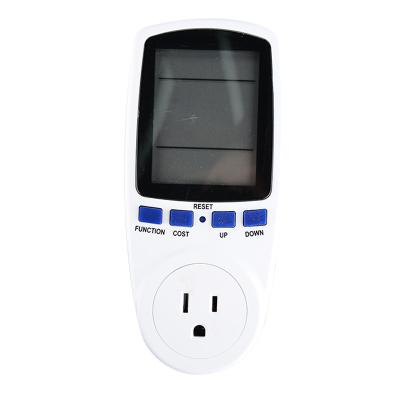 China Home Appliance Electric Energy Meter Power Plug Socket With LCD Display For USA for sale