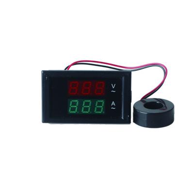 China Digital LED Display AC Square Voltagemeter&Currentmeter D85-2041 22mm for sale