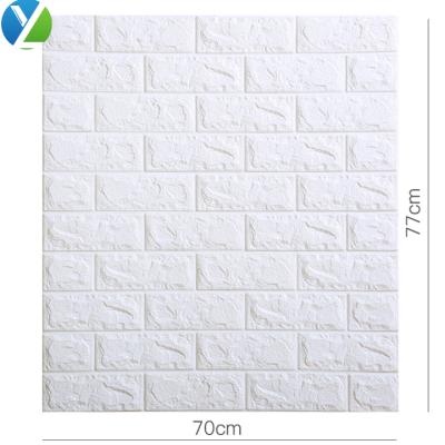 China Home Paper Accessory Decoration /Deco Papel Tapiz Waterproof Brick Panel Wall Decor 3D Wall Flower Bedroom Moistureprooof Nursery for sale