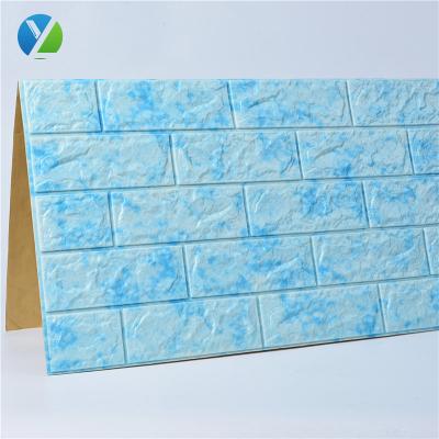 China Moistureprooof High Quality Waterproof Foam 3d Wallpaper Product 3d Wallpaper Soundproof Wallpaper For Home Decoration for sale