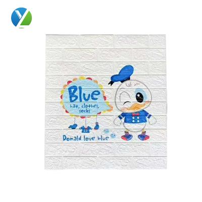 China Modern low cost decor sticker /papel peel and stick wallpaper kids room decoration wall stickers for sale