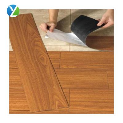 China Warm anti-slip wear-resistant waterproof in the Philippines self-adhesive pvc floor waterproof uv resistant lvt tiles fireproof luxury vinyl flooring for sale