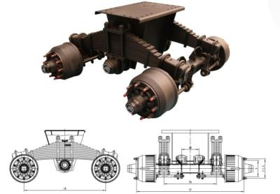 China bogie suspension 32T for sale