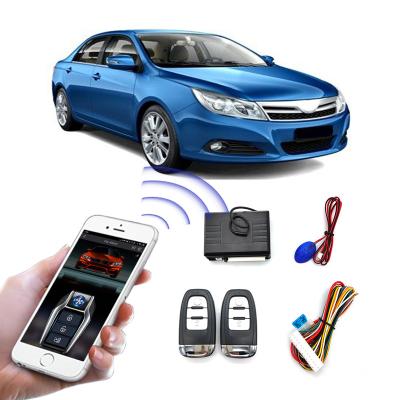 China Two Way Vibration Alarm DropShipping Remote Control Car Alarms Remote Central Door Locking Unlocking Keyless Vehicle Entry System Kit for sale