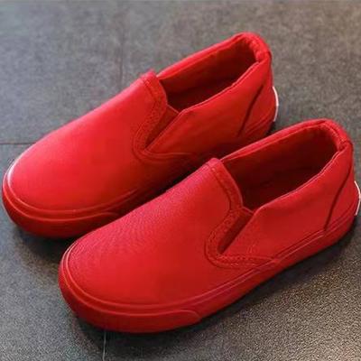 China Fashion Trend Fashion Vulcanized Breathable Comfortable Children's Shoes Canvas Children's Casual Shoes LoafersSlip-on for sale