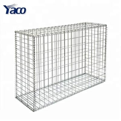 China Easily assembled 1x0.5x0.5m galfan wire welded wire mesh gabion box stone cage for sale