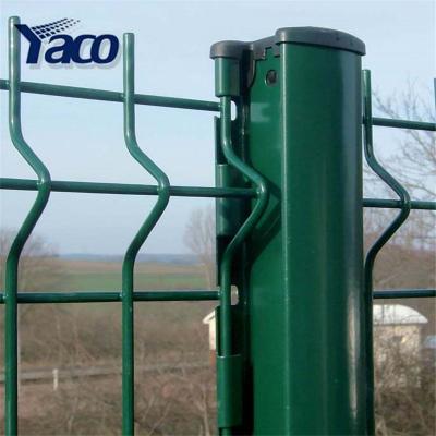 China Anti Climb Security Barrier Easily Assembled Commercial Welded Metal Mesh Fence Panels for sale