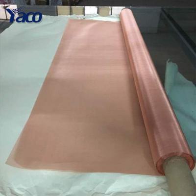 China Factory Supply Non Magnetic Woven Wire Mesh Copper Filter Mesh For RFIs Shielding And Printing Mesh for sale