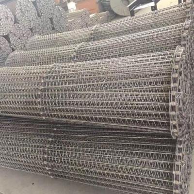 China sus304 stainless steel heat resistant wire weave carrier strap balanced mesh belt for bakery equipment for sale