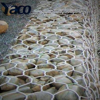 China Hexagonal Woven Gabions Gabion Basket 4x1x1 Gabion Box for sale