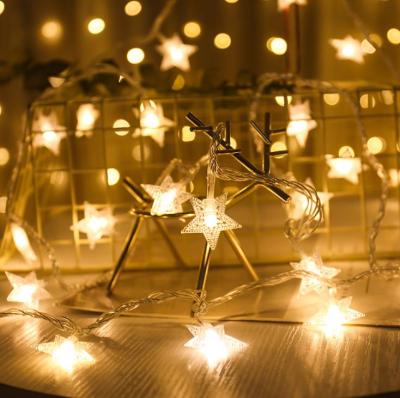 China Durable Led Outdoor Star Lamp Battery Box Lamp String Decoration Wedding Festival String Decoration Lantern for sale