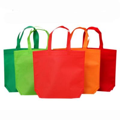 China Reusable Customize Logo Eco-friendly Nonwoven Tote Bags Cheap Reusable Grocery Shopping for sale