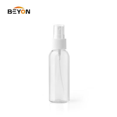 China Household Products Customized Color 150Ml Petg Plastic Cosmetic Bottle With Pump Sprayer for sale