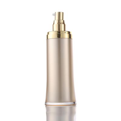 China Eco-friendly Recycled Skin Care Cream Cosmetics 100Ml Acrylic Lotion Bottle Thick Wall Pump Bottle for sale