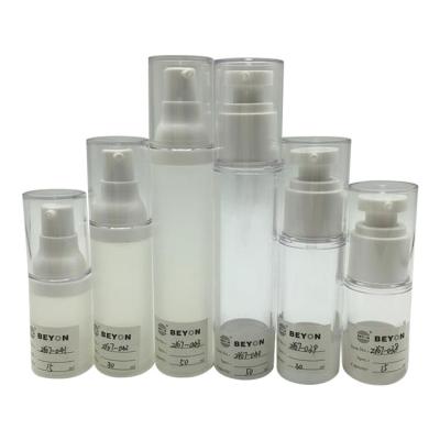 China White Household Products Airless Pump Bottle , 50Ml Spray Cosmetic Airless Bottle for sale