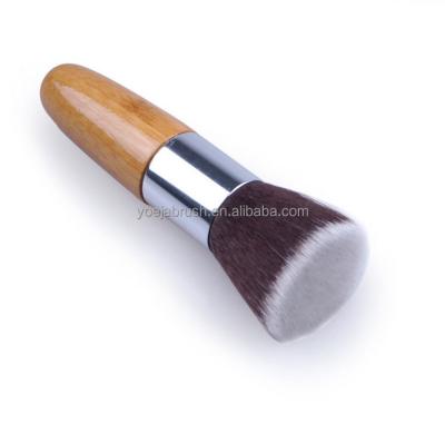 China Angular Blush Flat Brush Style Makeup Brush With Custom Logo for sale