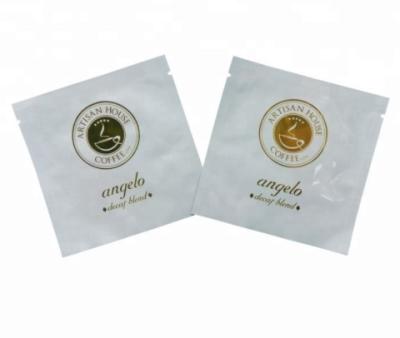 China Green coffee tea bags/ plastic tea sachet packaging bag /small tea coffee sugar bag for sale